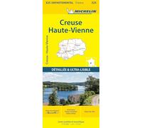 Collectif Michelin – Carte départementale Creuse, Haute-Vienne – Échelle 1/150 000 – Broché