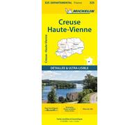 Collectif Michelin – Carte départementale Creuse, Haute-Vienne – Échelle 1/150 000 – Broché