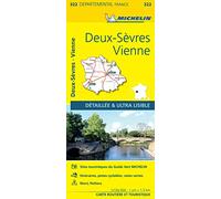 Collectif Michelin – Carte Départementale Deux-Sèvres, Vienne – Échelle 1/150 000 – Broché