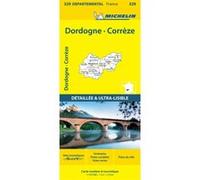 Collectif Michelin – Carte Départementale Dordogne, Corrèze – Échelle 1/150 000 – Broché