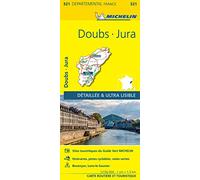 Carte Départementale Doubs, Jura