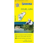 Collectif Michelin – Carte départementale Doubs, Jura – Échelle 1/150 000 – Broché