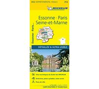 Carte Départementale Essonne, Paris, Seine-et-Marne