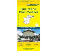 Collectif Michelin – Carte départementale Eure-et-Loir, Paris, Yvelines – Échelle 1/150 000 – Broché