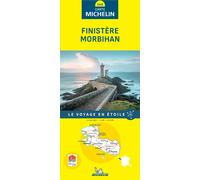 Carte Départementale Finistère, Morbihan Échelle 1/150 000 - Collectif Michelin - Michelin - broché - Atlas / carte