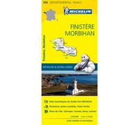 Carte Départementale Finistère, Morbihan Échelle 1/150 000 - Collectif Michelin - Michelin Travel Partner - broché - Atlas / carte