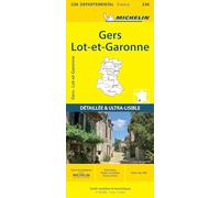 Collectif Michelin – Carte départementale Gers, Lot-et-Garonne – Échelle 1/150 000 – Broché