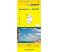 Michelin Carte départementale Gironde, Landes