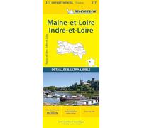 Carte Départementale Indre-et-Loire, Maine-et-Loire
