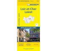 Collectif Michelin – Carte Départementale Loiret, Loir-et-Cher – Échelle 1/150 000 – Broché