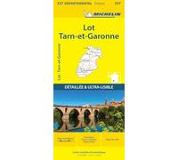 Carte Départementale Lot, Tarn-et-Garonne