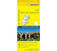 Carte Départementale Lot, Tarn-et-Garonne