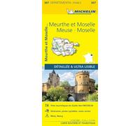 Carte Départementale Meurthe et Moselle, Meuse, Moselle