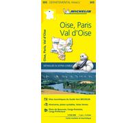 Collectif Michelin – Carte départementale Oise, Paris, Val-d'Oise – Échelle 1/150 000 – Broché