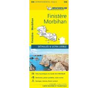 Carte départementale n° 308 - Finistère & Morbihan | Michelin