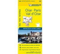 Carte Départementale Oise, Paris, Val d'Oise