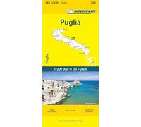 Collectif – Carte départementale Puglia – Échelle 1:200 000 – Broché – Michelin