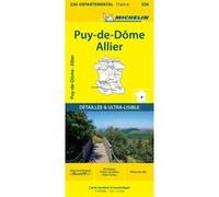 Collectif Michelin – Carte départementale Puy-de-Dôme, Allier – Échelle 1/150 000 – Broché
