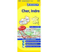 Carte DEPARTEMENTS Cher, Indre
