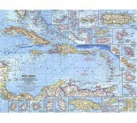 Carte des Antilles de 1962