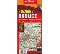 Carte des attractions touristiques. - Poznan et ses environs demi.1:50 000