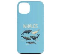 Carte des Baleines - Animaux Océans Coque pour iPhone 13