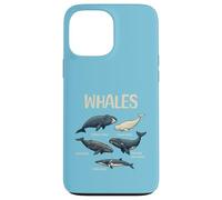 Carte des Baleines - Animaux Océans Coque pour iPhone 13 Pro Max