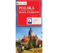 Carte des châteaux de Pologne 2025/2026 1:800 000