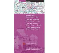 Carte des chateaux ouest - Collectif - Office Federal De Topographie Suisse - broché - Almanach