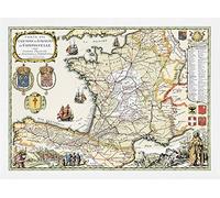 Carte des chemins de Saint-Jaques de Compostelle