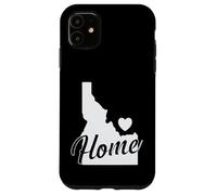Carte des Contours de la Maison de l'Idaho, États-Unis, Amérique Coque pour iPhone 11