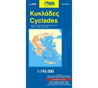 Carte des Cyclades (Grèce) - n° 59 | Orama