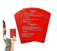 Carte des droits constitutionnels | 10 feuilles de papier livre de travail d'immigration pour non-citoyens, version anglaise, cartes d'apprentissage espagnol double face, pour femme