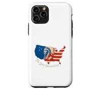 Carte des États-Unis avec Le Chef amérindien Coque pour iPhone 11 Pro