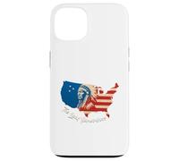Carte des États-Unis avec Le Chef amérindien Coque pour iPhone 13
