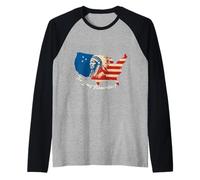 Carte des États-Unis avec Le Chef amérindien Manche Raglan