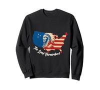 Carte des États-Unis avec Le Chef amérindien Sweatshirt