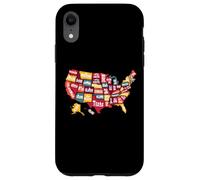 Carte des États-Unis d'Amérique - À Collectionner pour Homme et Femme Coque pour iPhone XR