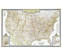 Carte des Etats-Unis d'Amérique de 1951