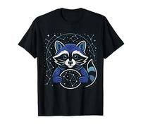 Carte des étoiles Indigo Stargazing Raccoon, Constellation, pour Enfants T-Shirt