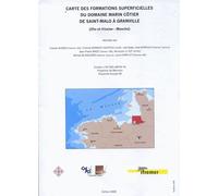 Carte Des Formations Superficielles Du Domaine Marin Côtier De Saint-Malo À Granville