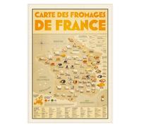 Carte des fromages de France