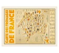 Carte des fromages de France
