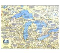 Carte des Grands Lacs 1987 Côté 1