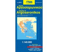 Carte des îles Argo-Saroniques (Grèce) - n° 74 | Orama
