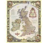 Carte des îles britanniques de 1949