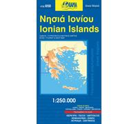 Carte des îles Ioniennes (Grèce) - n° 58 | Orama