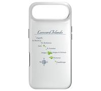 Carte des îles sous Le Vent Antigua St Martin Brabuda Coque pour iPhone Air