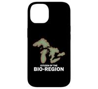 Carte des Lacs de la Bio-Région Coque pour iPhone 14