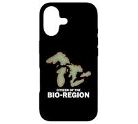 Carte des Lacs de la Bio-Région Coque pour iPhone 17